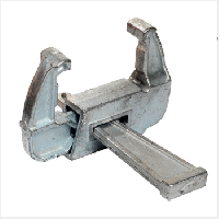 Замок литой клиновой чугунный (оцинк.) (Россия)