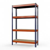 Стеллаж металлический Профи-Т 2000x1240x455 мм. Полки: фанера 4 шт.