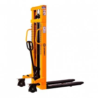 Ручной гидравлический штабелер SDJ 1516 (г/п 1.5 т, 1.6 м, фиксированные вилы) SMART