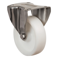 Большегрузное нейлоновое колесо  EZ02 HKZ 125 (INOX)