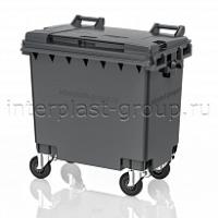 Мусорный контейнер 770 л серый