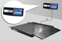 4D-LA-10/10-1500-A - Промышленные платформенные электронные весы с пандусом с 4 датчиками