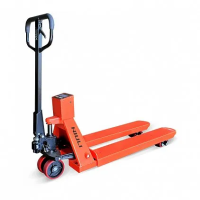 Гидравлическая рохля с весами CBY-II 2000 PDP (г/п 2000 кг, вилы 1150x550 мм) NIULI