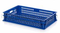Ящик (лоток) для хлеба, овощей и фруктов перфорированный синий