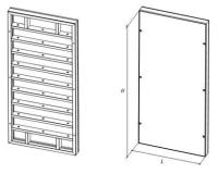 Щит линейный 0,45х3,3м профиль 2,5 мм