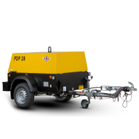 Компрессор передвижной ATMOS PDP28 - 12 бар (регулируемая ходовая часть)