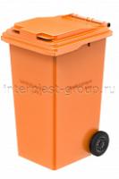 Мусорный контейнер 240 л оранжевый