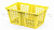 Ящик продуктовый универсальный 300x200x130 мм, цвет: желтый