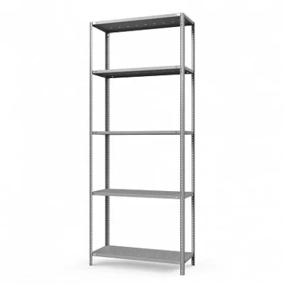 Стеллаж металлический ТС Лайт, 2500x1200x800 мм. Полки: 5 шт. метал. перф.