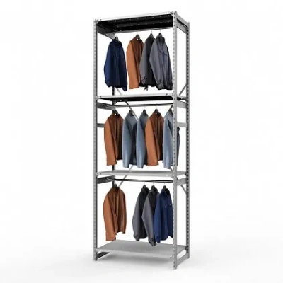 Стеллаж металлический ТСУ Универсал, 3000x1060x600 мм.Штанги: 3шт. Полки: метал. усил. перф. 4 шт.