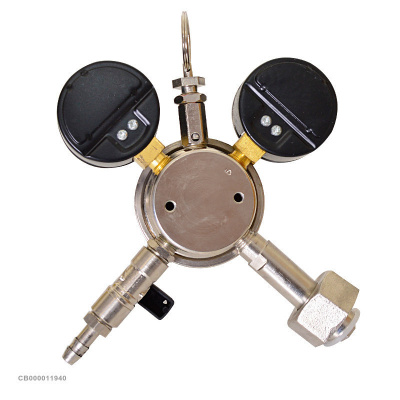 Редуктор углекислотный УРП-4-4ДМ (G3/4 - кран G1/4), Донмет