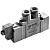 5/2-Пневмораспределитель, б/р 10, 24VDC SMC [SY7120-5YO-C10F-Q]