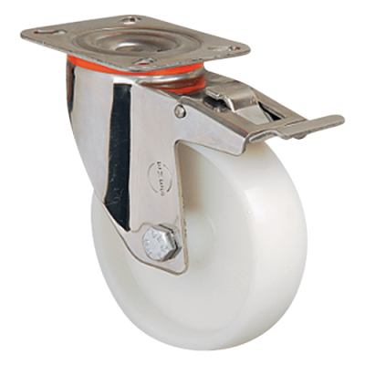 Нейлоновое колесо  EM01 ZKZ 100 F (INOX)