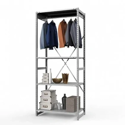 Стеллаж металлический ТСУ Универсал, 2500x1060x500 мм.Штанги: 1шт. Полки: метал. усил. 4 шт.