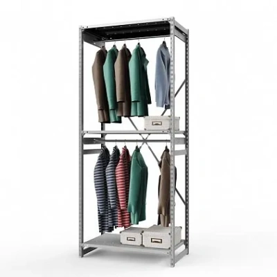 Стеллаж металлический ТСУ Универсал, 2500x1060x500 мм.Штанги: 2шт. Полки: метал. перф. 3 шт.