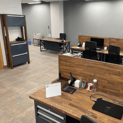 Шкаф офисный трехсекционный YORK&Collection