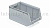 Складской лоток/контейнер для зап. частей, крепежей, серый, 500x300x250 мм