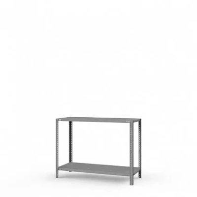 Стеллаж металлический ТС Лайт, 1000x1200x800 мм. Полки: 2 шт. метал. перф.