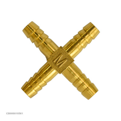 Штуцер крестовой (блистер, ф9/12 мм, елочка 4-х ход.), GasFit