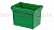 Вкладываемый контейнер KVR 6442 с усиленным дном зеленый