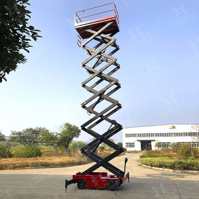 Самоходный ножничный подъемник QZ-030-110 OXLIFT 11000 мм 300 кг