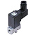 Клапан соленоидный 2/2, G1/4", 24VDC SMC [VCA21-5G-3-02F-Q]