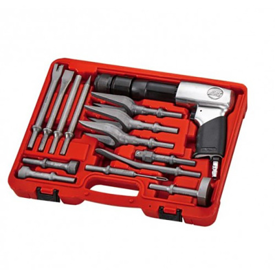 Пневмомолоток с набором зубил, 15 предметов JTC /1 [JTC-3340]