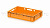 Ящик для мяса и колбасных изделий Е-1 оранжевый